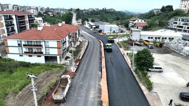 Başiskele'deki Hoca Ahmet Yesevi Caddesi duble yola dönüştürülüyor