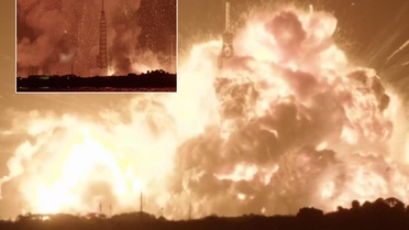 Blue Origin roketi fırlatma rampasında patladı
