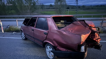 Alaca'da Trafik Kazası: 1 Yaralı