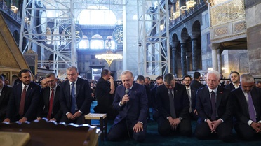 Cumhurbaşkanı Erdoğan Ayasofya'da! Cuma namazı çıkışı dikkat çeken açıklamalar
