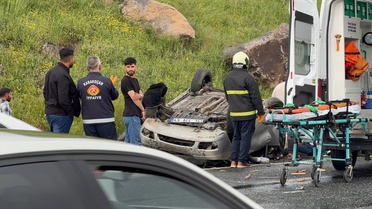 Elazığ'da Otomobil Devrildi: 1 Ölü, 3 Yaralı