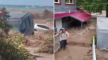 Hatay ve Osmaniye'yi sel vurdu! Evler, yollar ve araçlar zarar gördü