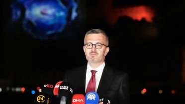573. yıl coşkusu: Işıklı haritalama gösterisi büyüledi