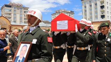 Kıbrıs gazisi İbrahim Halil Tüfekçiyaşar için cenaze töreni