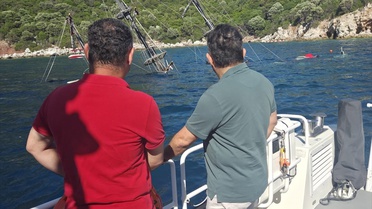 Marmaris'te Tekne Battı