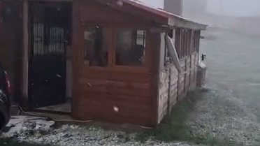 Çambaşı Yaylası'nda Mayıs'ta Kar Yağışı