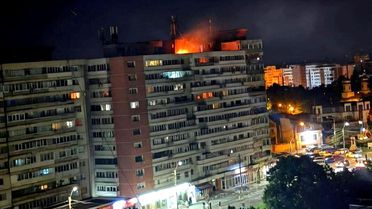Romanya'da Rus İHA'sı Apartmana Çarptı