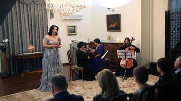 Bişkek'te Türk Büyükelçiliği'nde Opera Konseri