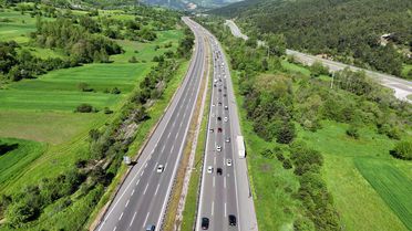 Bolu Geçişinde Trafik Yoğunluğu