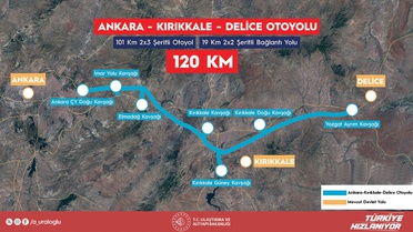 Ankara-Kırıkkale Otoyolu Projesi Hızla İlerliyor