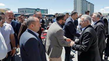 Başkan Büyükkılıç, Ulaşım AŞ Personeliyle Bayramlaştı
