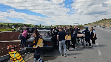 Çorum'da Trafik Kazası: 5 Yaralı