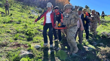 Ovacık'ta Ayağını Kıran Yürüyüşçü Kurtarıldı