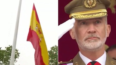İspanyol bayrağı yere düştü, Kral VI. Felipe hiç bir şey yapamadı