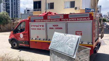 Mersin'de Yangın Paniği