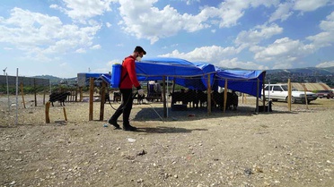 Kahramanmaraş'ta bayram temizliği ve ilaçlama çalışmaları sürüyor