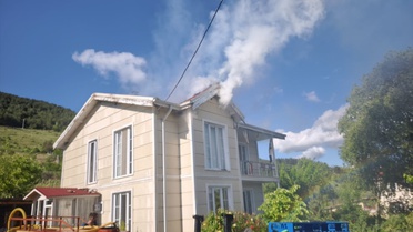 Geyve'de Villa Yangını