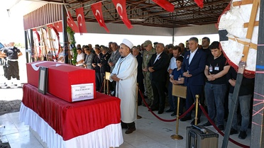 Şehit polis Aydın Üyenarık Adana'da toprağa verildi