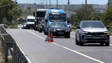 Bayram Dönüş Yolunda Yoğun Trafik