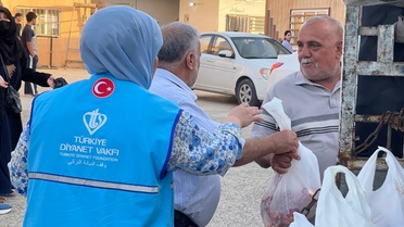 Kerkük'te Kurban Eti Dağıtımı
