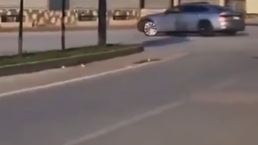 Bursa'da Drift Atan Sürücü Kameraya Yakalandı