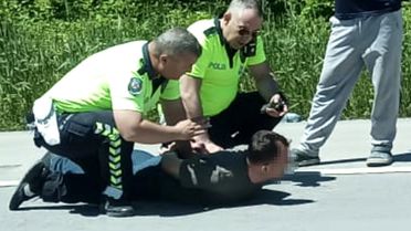 Alkollü Sürücü Havada Karşılaştı