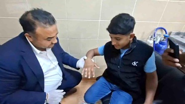 Yüzük Sıkışan Vatandaşa İtfaiye Amiri Yardım Etti
