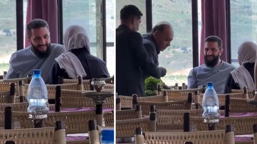 Suriye Cumhurbaşkanı Şara, eşiyle birlikte bir restoranda kahve içerken görüntülendi