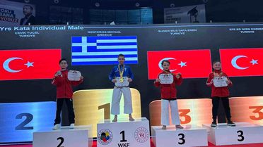 Y&uuml;cel &Ccedil;evik Balkan Karate Şampiyonası'nda G&uuml;m&uuml;ş Madalya Kazandı