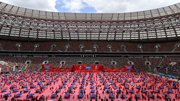 Moskova'da Yoğun Katılımlı Masa Tenisi Festivali
