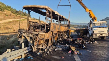 Sarayköy'de Otobüs Yangını: 9 Can Kaybı