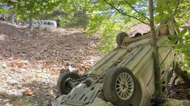 İslahiye'de Otomobil Devrildi, Sürücü Yaralandı