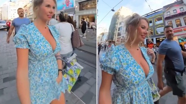 İstanbul'da Rus turiste ısrarlı takip kullanıcıları ikiye böldü