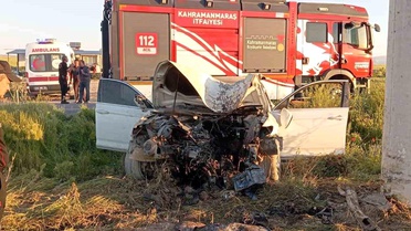 Kahramanmaraş'ta Trafik Kazası: 1 Yaralı