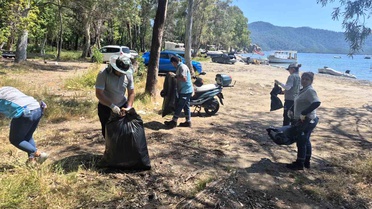 Marmaris'te 9 günde 3 bin 250 ton atık toplandı