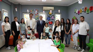 Nilüfer Belediyesi çocukların süt tüketimini destekliyor