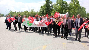 Bingöl'de şehit düşen 33 Mehmetçik Denizli'de anıldı