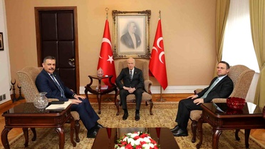 Bakanlardan Bahçeli'ye Ziyaret