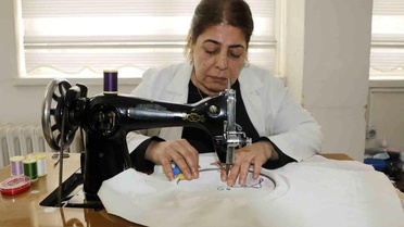 Diyarbakır'da Modern ve Manuel Nakış Makineleri Buluşuyor