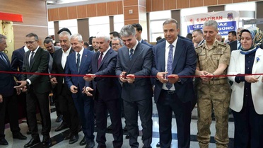 Gaziantep Adliyesi'nde resim ve el sanatları sergisi açıldı