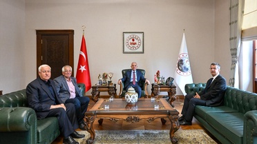 Vali Turan, Kaymakam ve Muhtarları Kabul Etti
