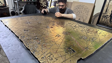 Elazığlı Usta, Piri Reis'in Haritasını Ahşaba İşledi