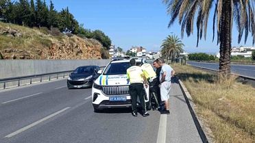 Sara Nöbeti Geçiren Sürücünün Belgesine El Konuldu