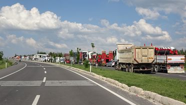 Aksaray'da TIR Yangını