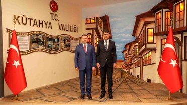 Uşak ve Kütahya Valileri Görüştü