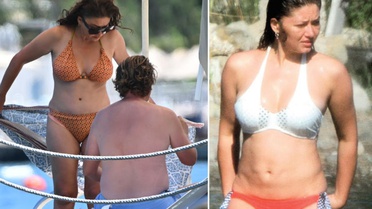 Yaz sezonunu açan Nurgül Yeşilçay Marmaris’te bikiniyle yakalandı