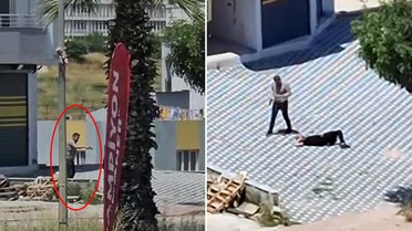 Emekli polisin oğlunu öldürdüğü anlar ortaya çıktı! Şarjör bitene kadar ateş etti