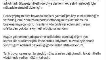 Tamer Dağlı İstifa Etti