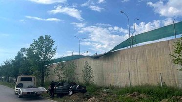Alkollü Sürücü Askeri Birliğe Uçtu