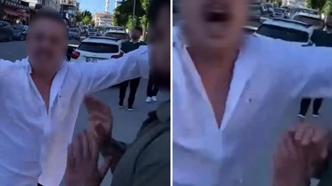 Tutanak tutmak isterken hem darbedildi hem de ceza yedi: O anlar kamerada